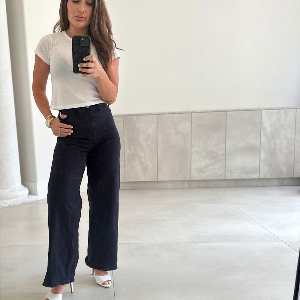 Target wide leg sold out high-rise jeans